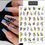 Miniature : 1PC 3D Nail Stickers Red Heart Love Self-Adhesive Slider Nail Art Decorations Va