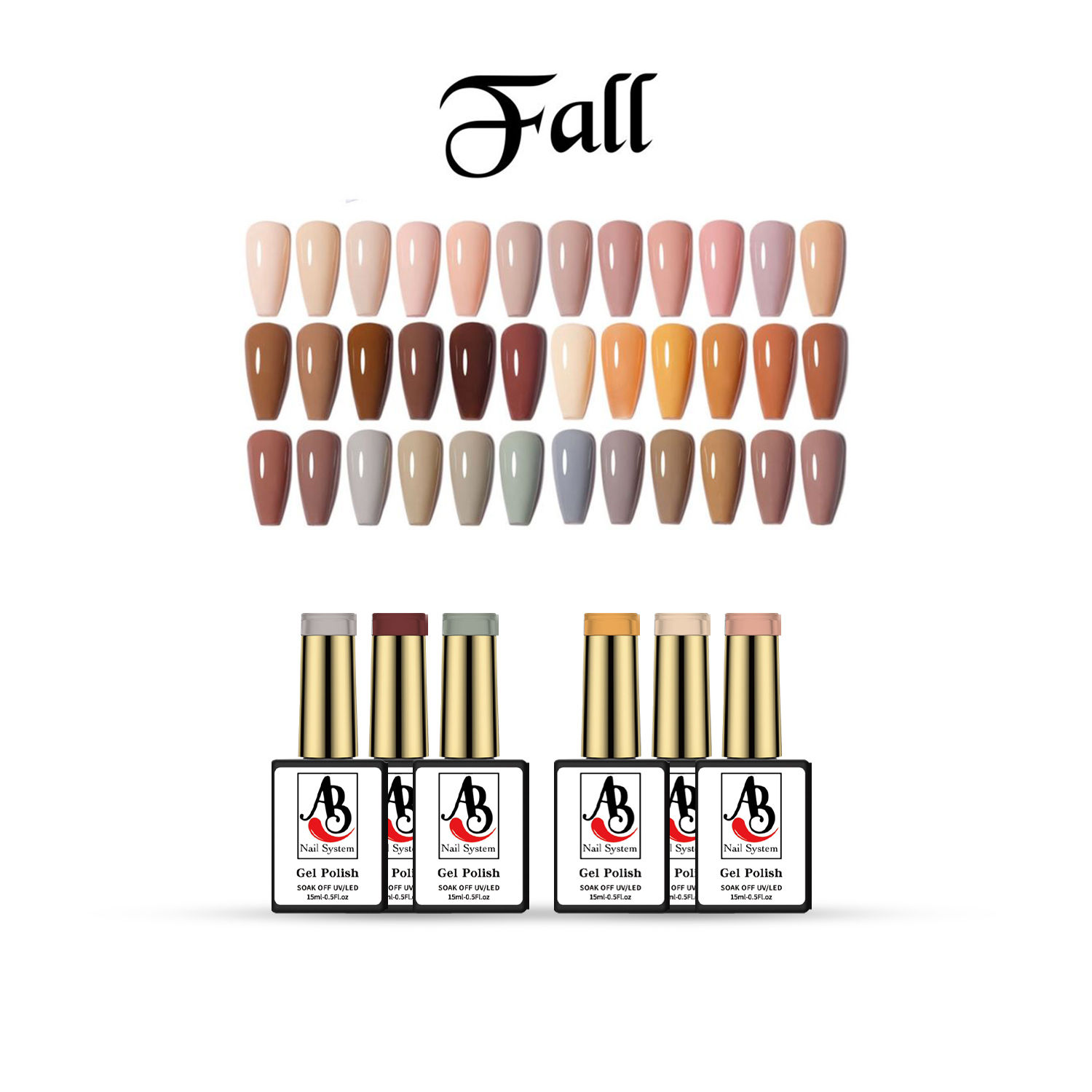 Always beautiful 36 colors Gel polish Fall collection