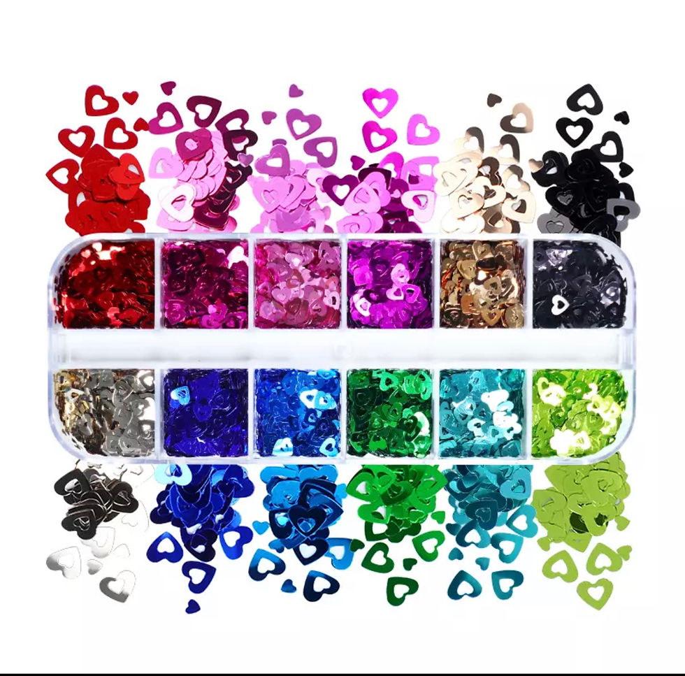 Thumbnail: 12Gird Box Multi Size AB/Colorful Hotfix Rhinestones Flatback Crystal Diamond Ge