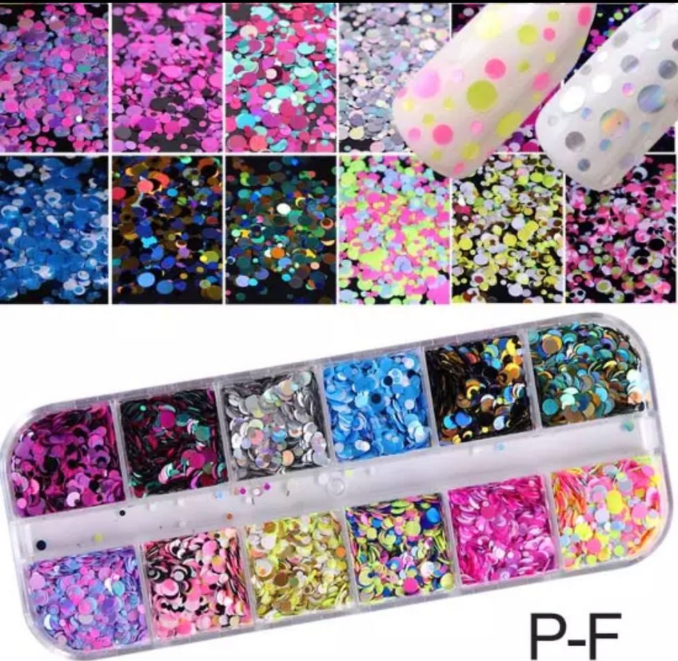 Thumbnail: 12Gird Box Multi Size AB/Colorful Hotfix Rhinestones Flatback Crystal Diamond Ge