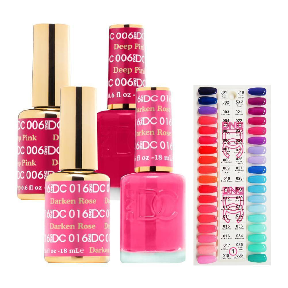 DND DC Part 1 - Set of 28 Gel & Lacquer Combos