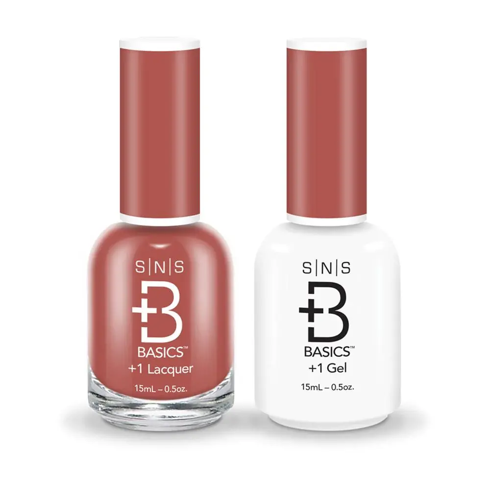 SNS BASICS 066 - GEL POLISH & MATCHING NAIL LACQUER DUO SET - 0.5OZ