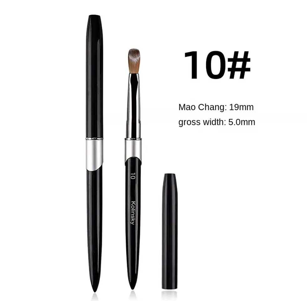 Thumbnail: Nail Acrylic Brush Kolinsky Sable Acrylic Brush UV Gel Carving Pen Brush Liquid 