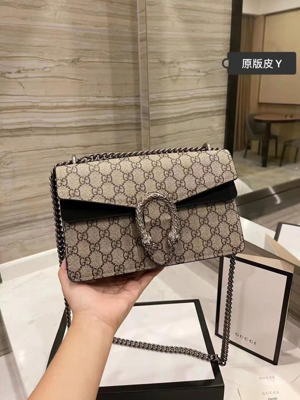 Thumbnail: Gucci Dionysus shoulder cum crossbody sling bag