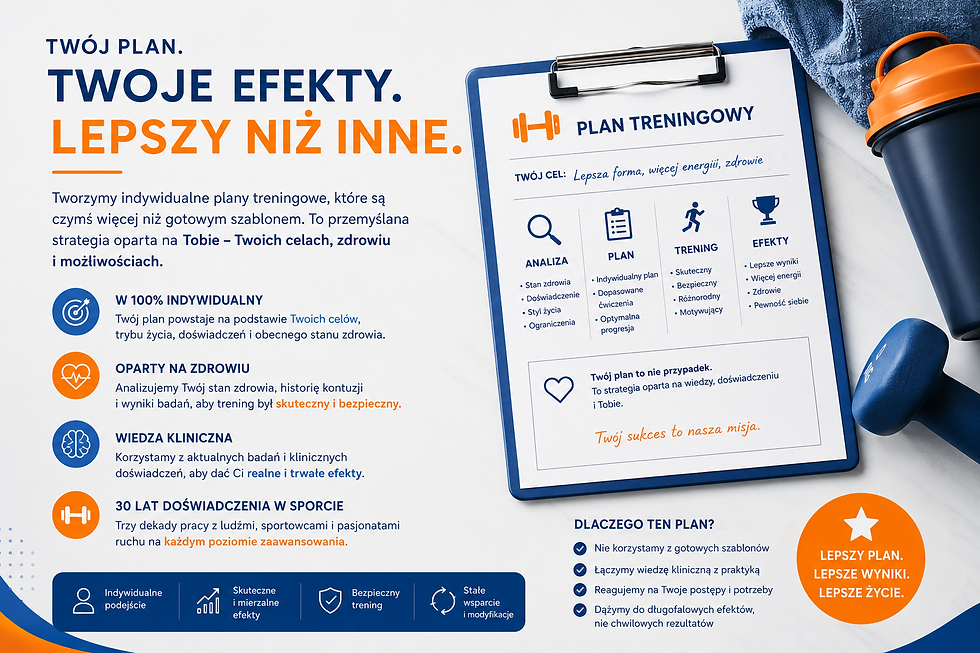 Dlaczego indywidualny plan treningowy jest ważny?