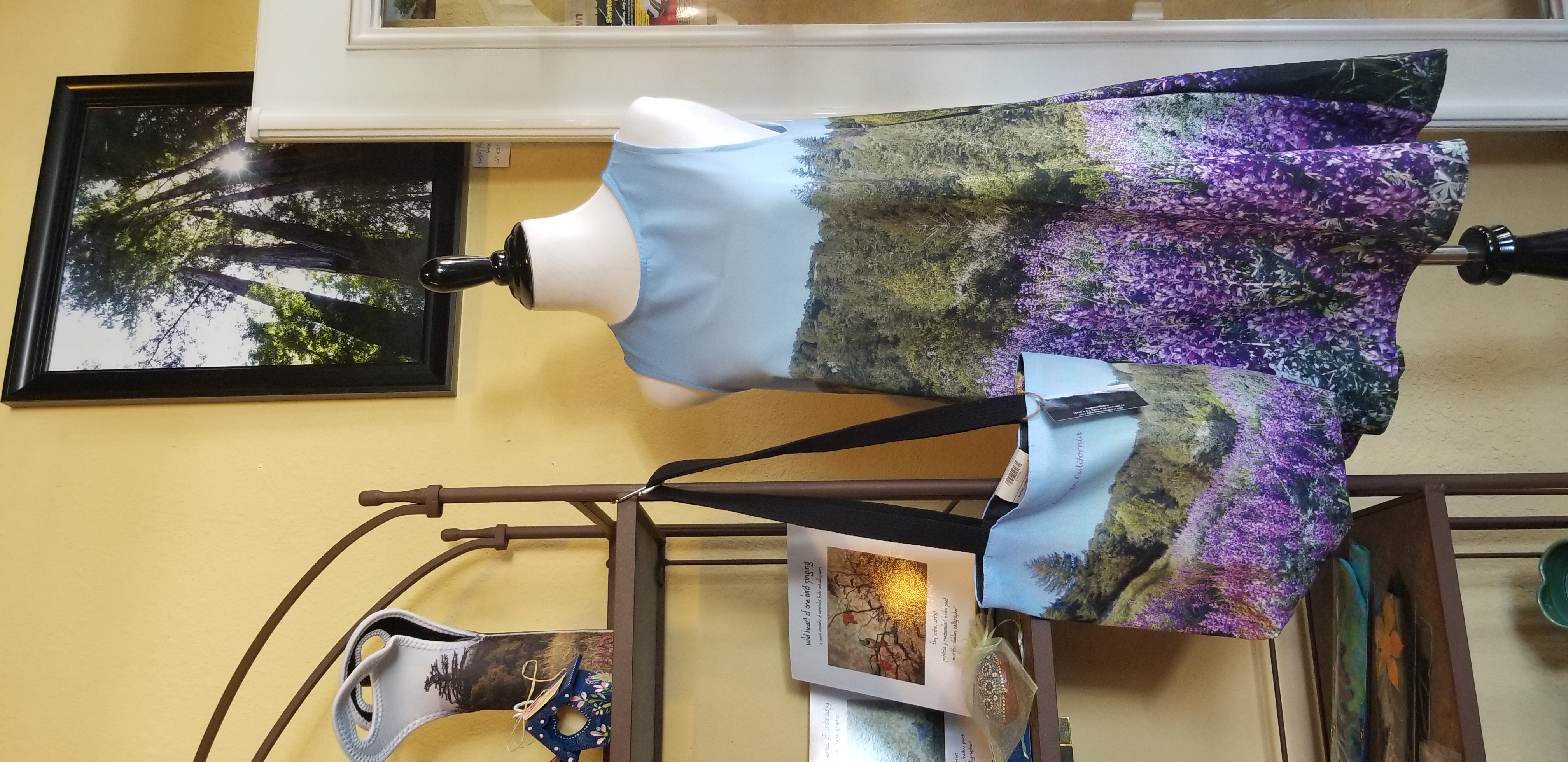 A Line Dress & Tote Bag
