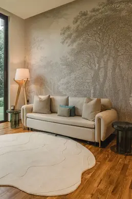 Upstairs sitting area designed for relaxation and everyday living.
