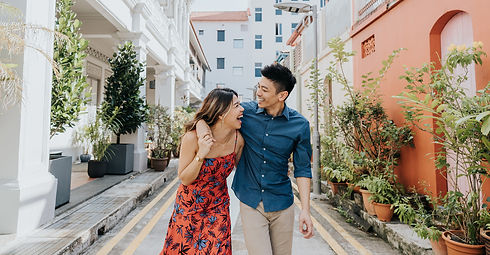 singapore wedding day pre-wedding outdoor couple photoshoot