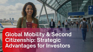 Global Mobility & Second Citizenship: Strategic Advantages for Investors