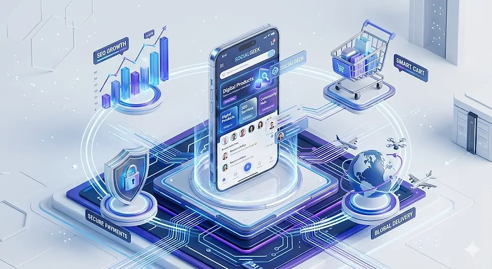 Tailored E-commerce Solutions for Business Growth - SocialGeek