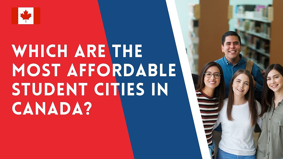 Which Are the Most Affordable Student Cities in Canada?