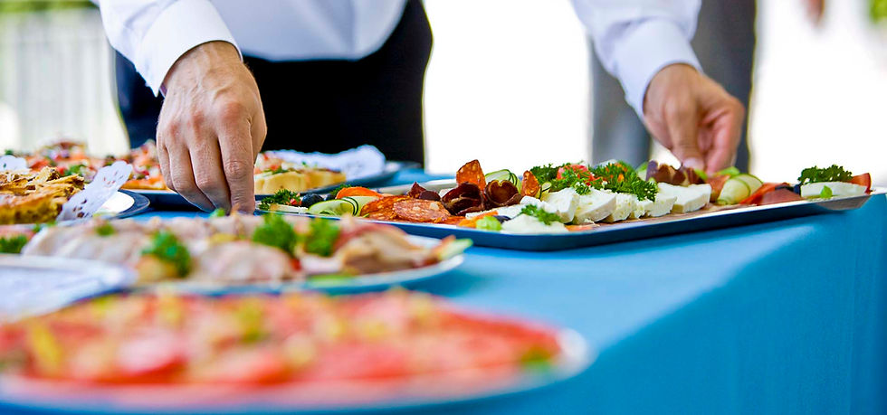 Arranged Food and Objects
