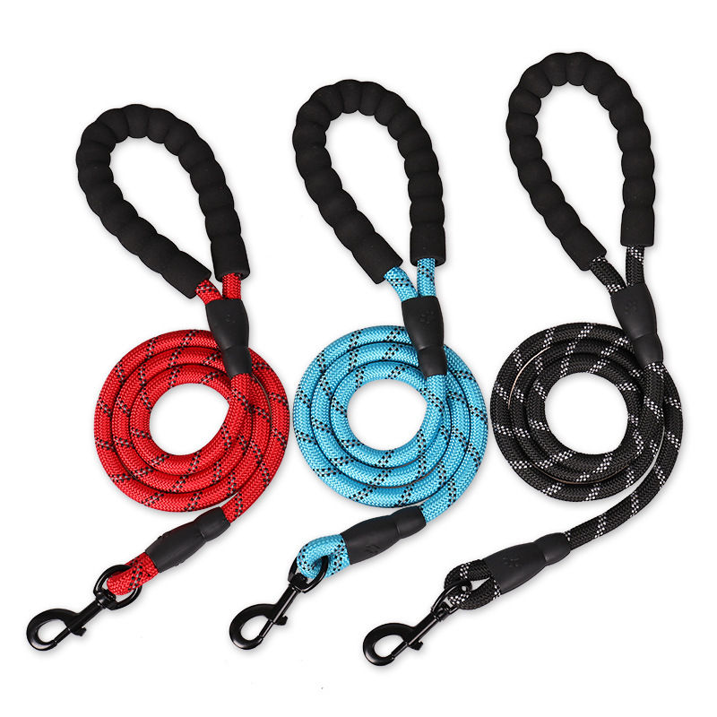 1.5M Reflective Dog Leash with Padded Handle