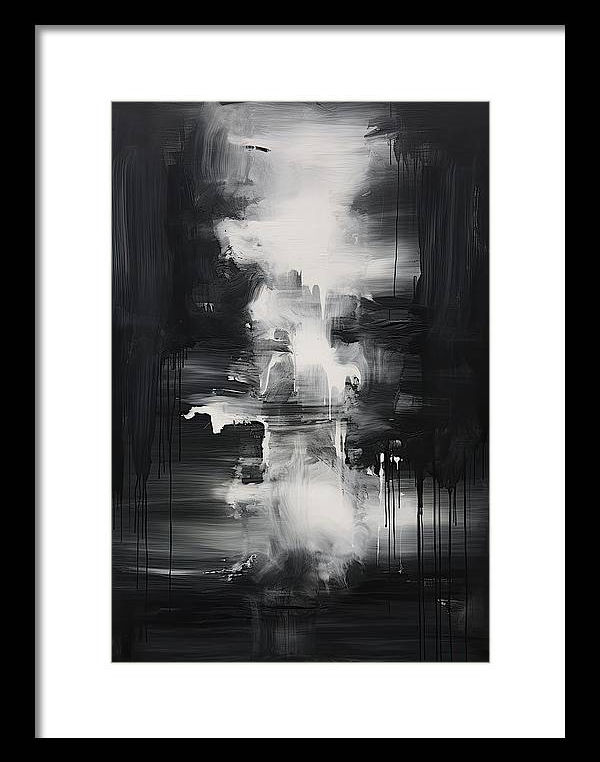 Thumbnail: Midnight Serenity - Framed Print