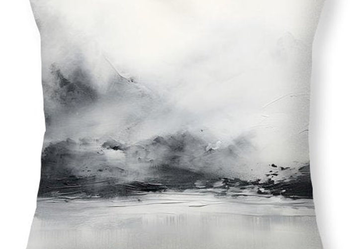 Thumbnail: Whispering Mists - Throw Pillow