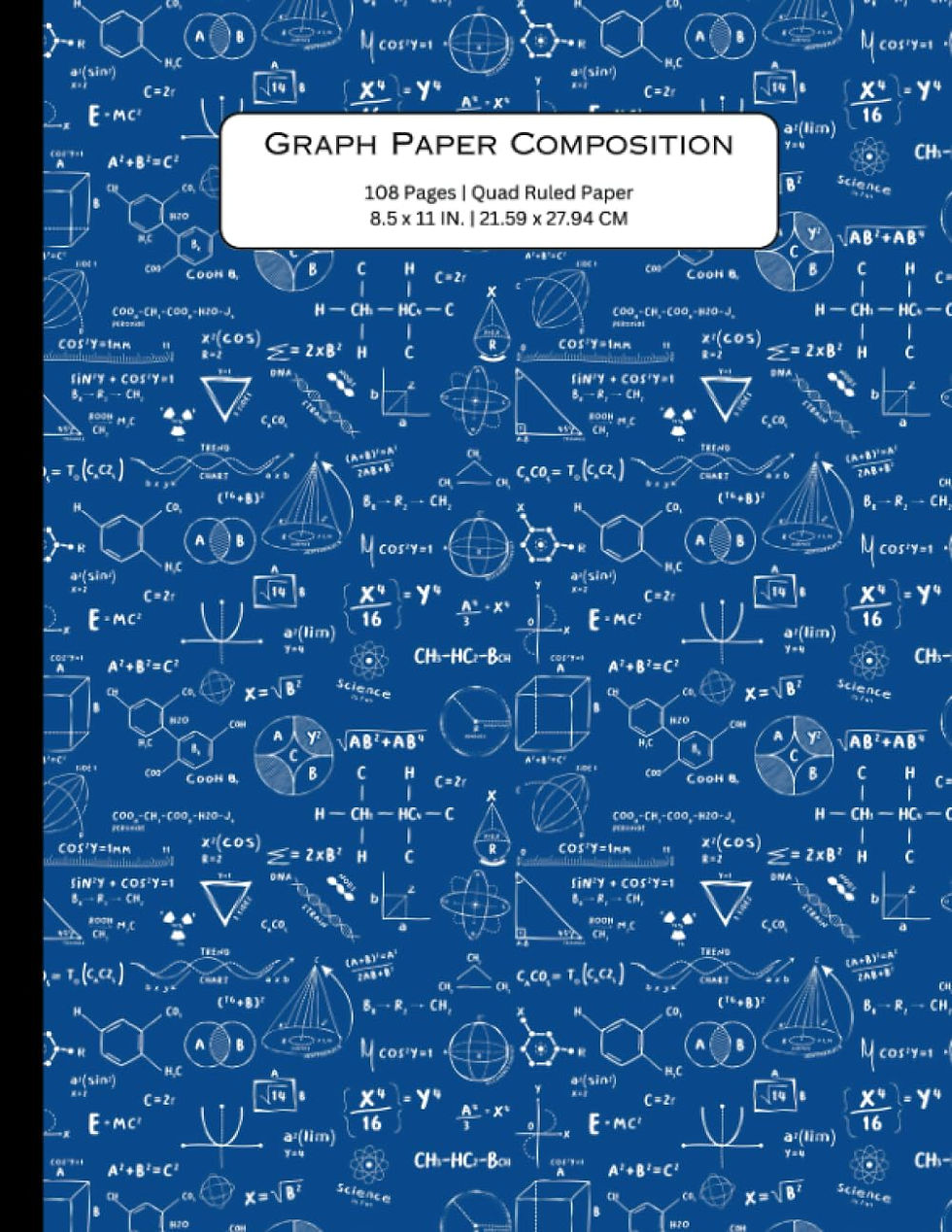 Graph Paper Composition Notebook | Quad Ruled | Engineering | Grid | 8.5 x 11 |