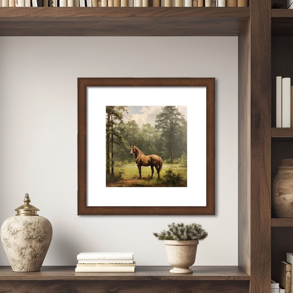 Horse Wall Art for Living room Masculine Wall Art for Large Wall