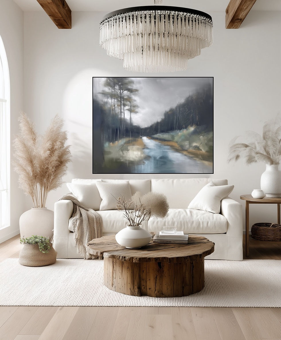 Thumbnail: Echoes of the Pines | Custom Forest River Canvas Wall Art