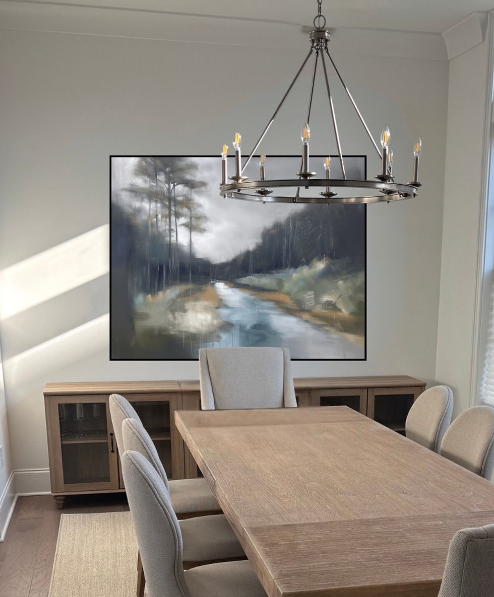 Thumbnail: Echoes of the Pines | Custom Forest River Canvas Wall Art