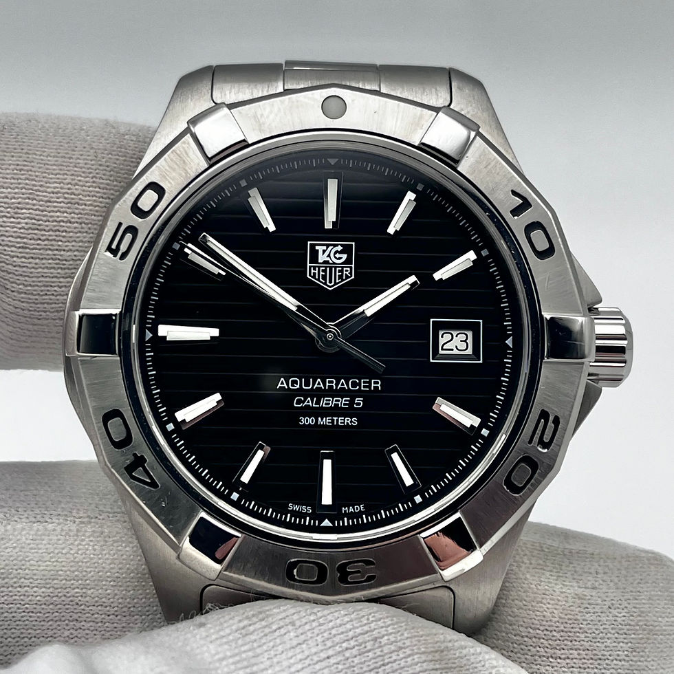 Thumbnail: Tag Heuer Aquaracer 41mm Black (WAP2010) 2013 Box Papers Warranty 