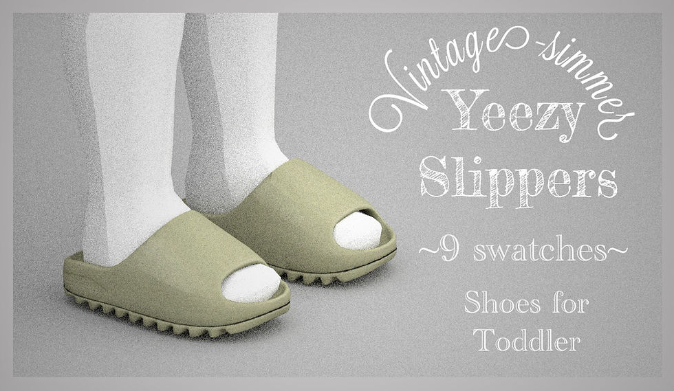 Yeezy Slippers Vintage Simmer New