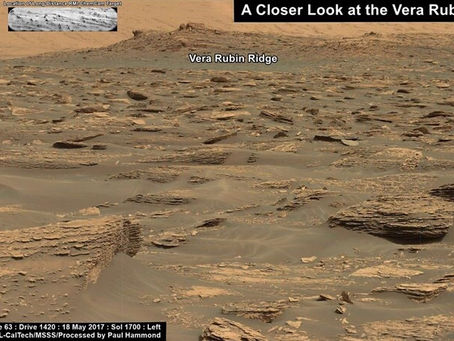 Curiosity investiga los minerales de Marte