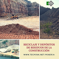 Reciclaje y depósitos de residuos DE LA CONSTRUCCIÓN