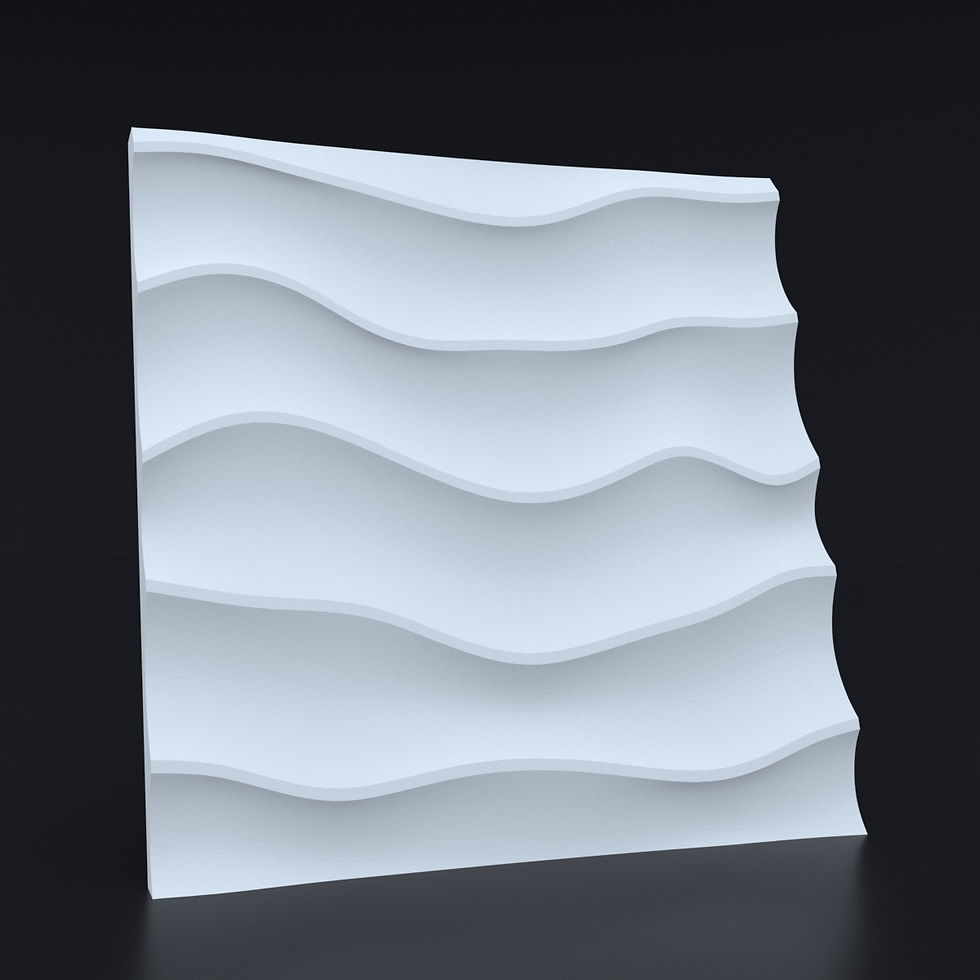 3д гипсовая панель каньон