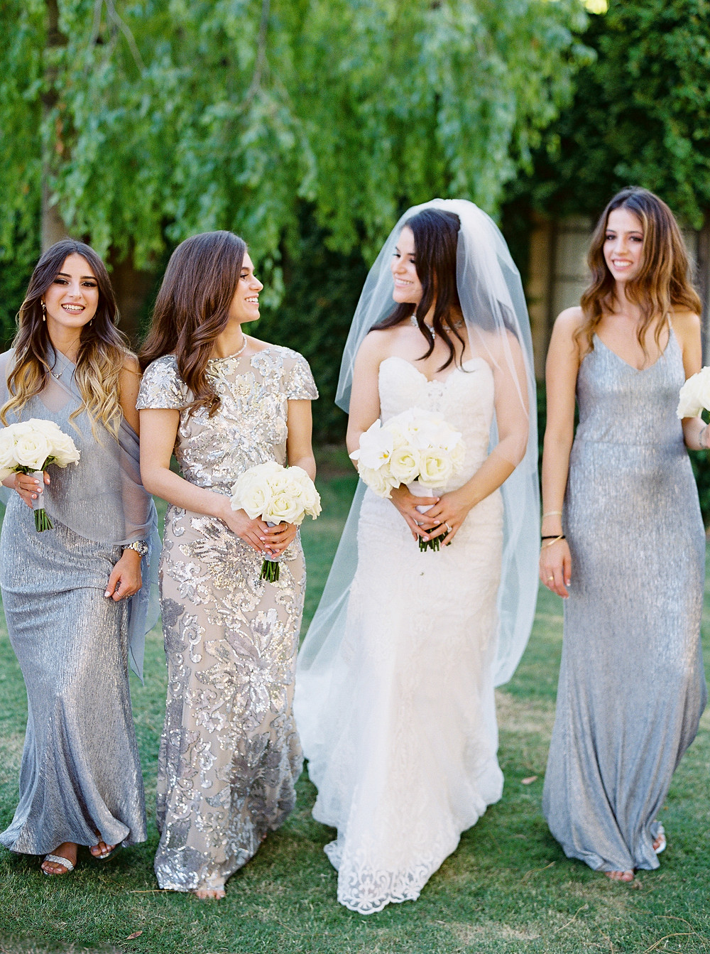 Arizona Biltmore Classic White Wedding, Bridesmaids