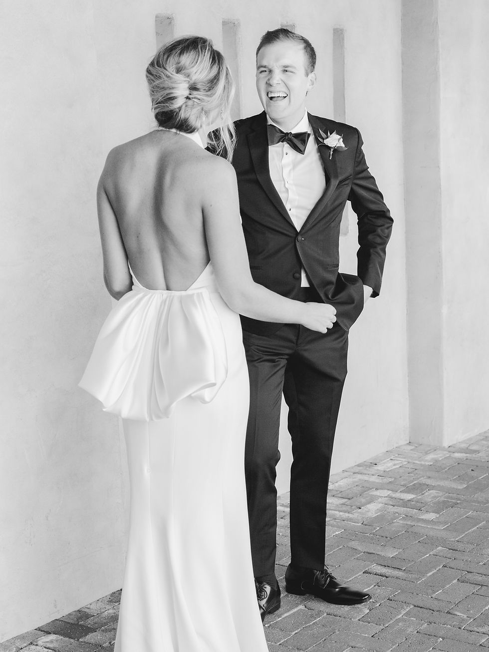 Royal Palms Wedding First Look | Scottsdale, AZ | Elyse Hall Wedding Photography