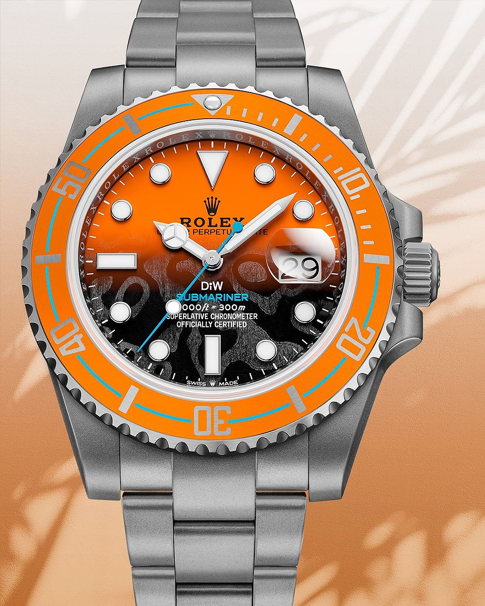 The Submariner Persimmon: A bold new project by Designa Individual Watches