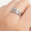 Thumbnail: 1/Pc Silver Color Adjustable Ring With Inscription 'I Am Enough'