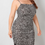 Thumbnail: 1/Pc Plus Size Lace Hem Leopard Dress