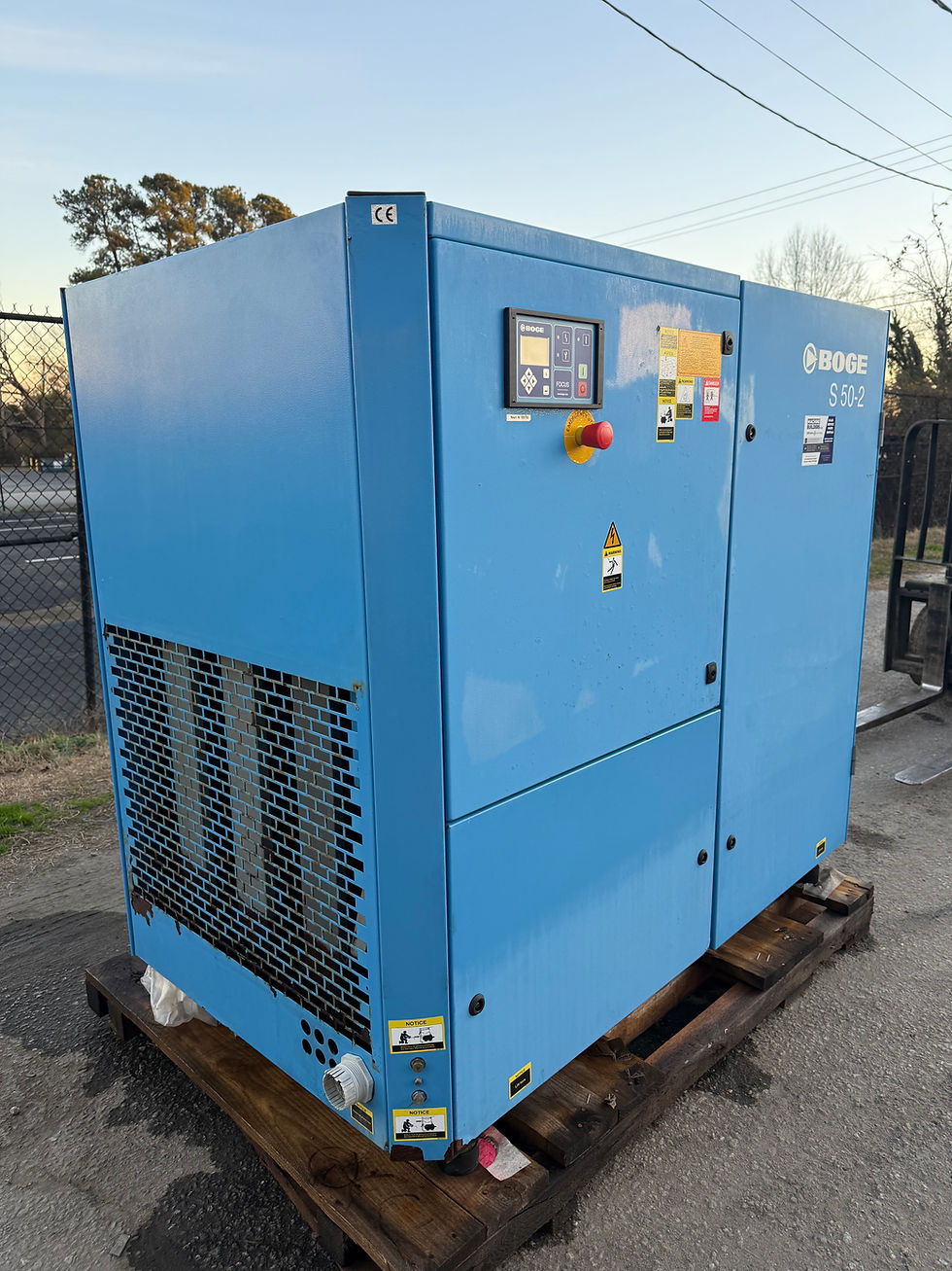 Thumbnail: 50 HP BOGE Rotary Compressor Skid