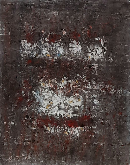 Les jardins Invisibles 15 - Technique mixte sur papier - 75 x 58 cm