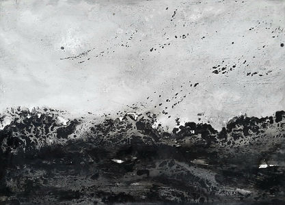 La plaine 27 - Technique mixte - 86 x 122 cm - 2025