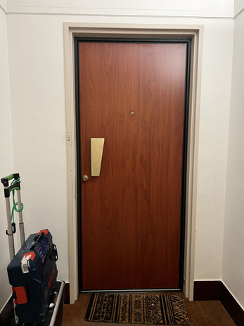 Porte entrée appartement