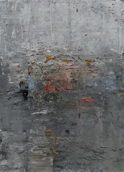 Les jardins Invisibles 23 - Technique mixte sur papier - 64 x 46 cm