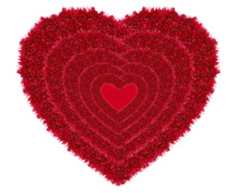 red love heart