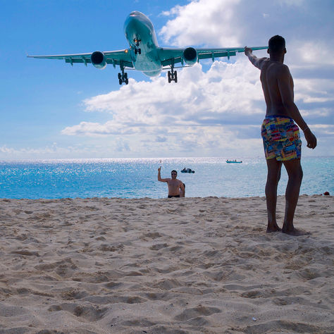 More Airplane Excitement than We Bargained for: Maho Bay, St. Maarten