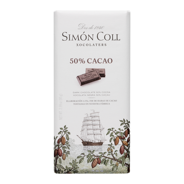 TABLETA CHOCOLATE 50 % CACAO SIMON