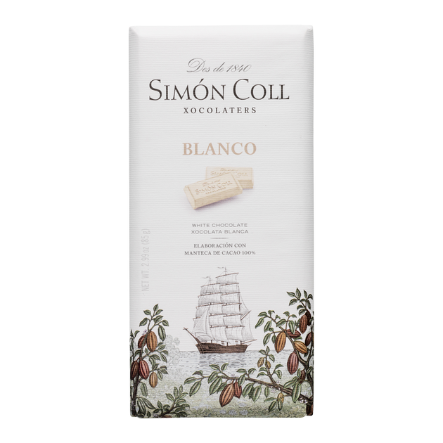 TABLETA CHOCOLATE BLANCO 85 GRS. SIMON COLL