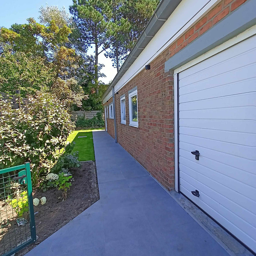 Voorzijde van vakantiewoning Hartedrie