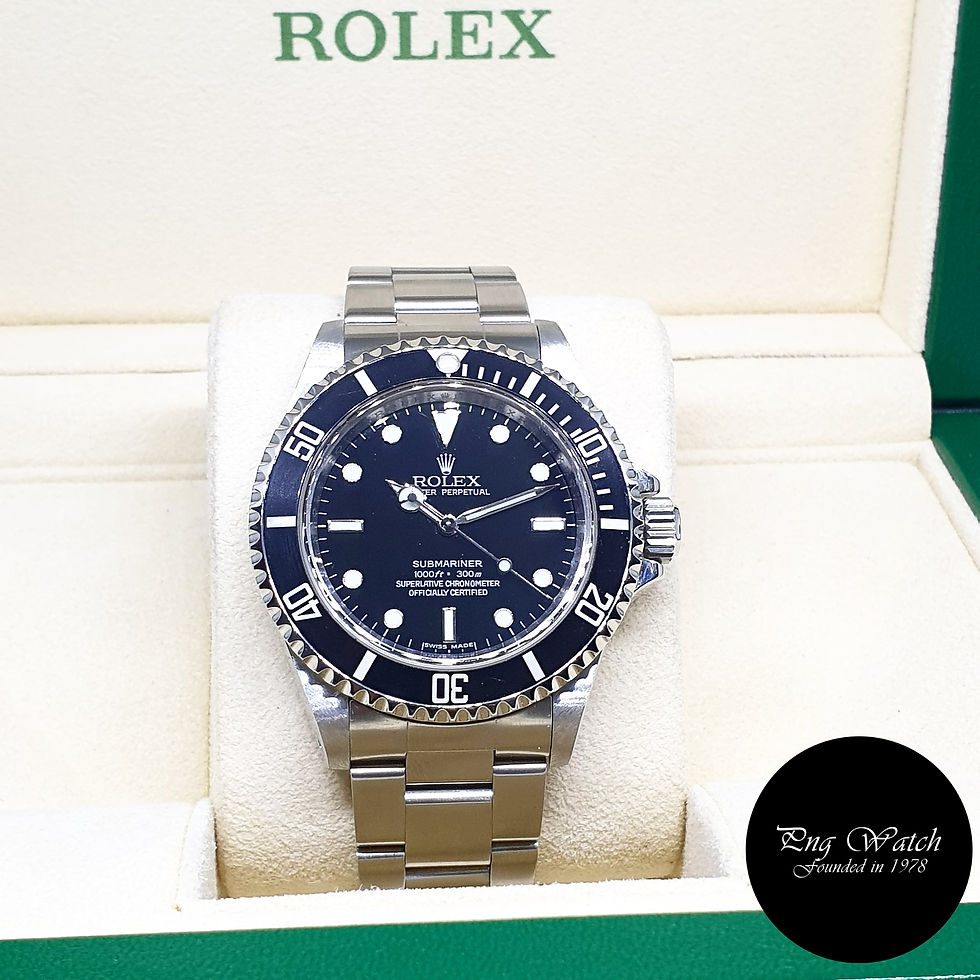 Thumbnail: Rolex Oyster Perpetual 4Liner Steel No Date Submariner REF: 14060M