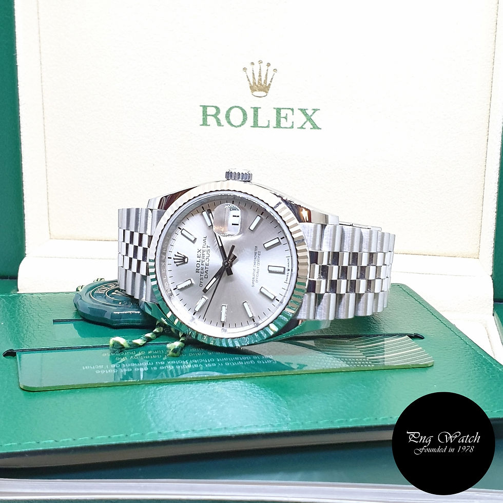 Thumbnail: Rolex Oyster Perpetual 36mm Silver Indexes Datejust REF: 126234 (2020)