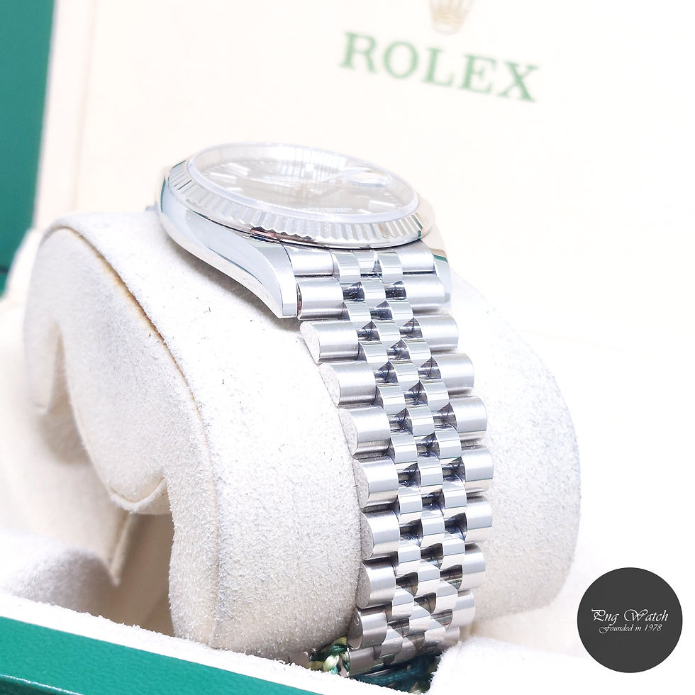 Thumbnail: Rolex 36mm Oyster Perpetual Palm Motif Dial Datejust REF: 126234 (2022)