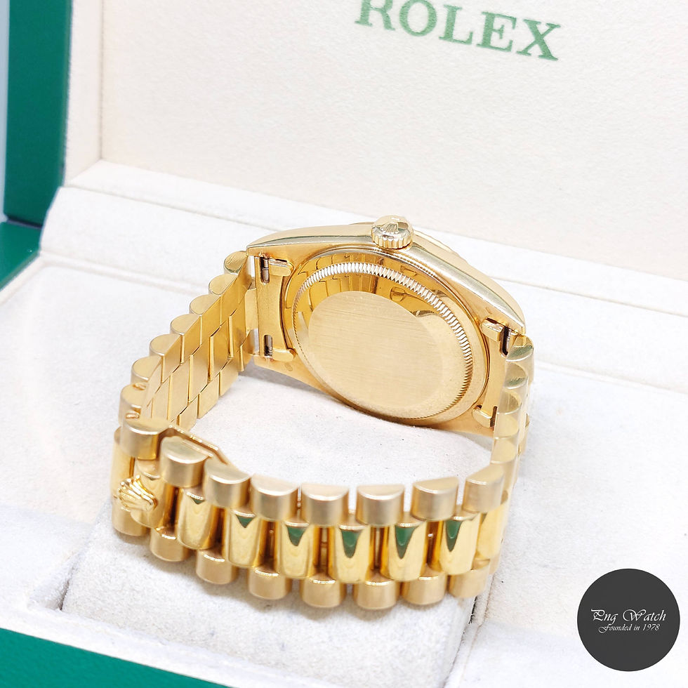 Thumbnail: Rolex 36mm 18K Yellow Gold Champagne Sticks Dial Day-Date REF:  18238 (L)