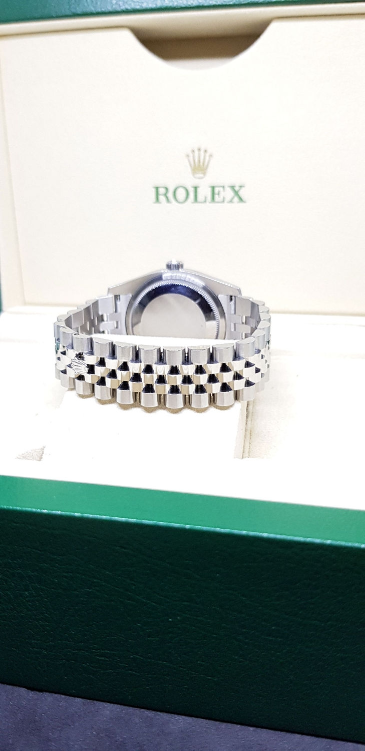 Thumbnail: Rolex Oyster Perpetual Black Computer Diamonds Datejust REF: 116234