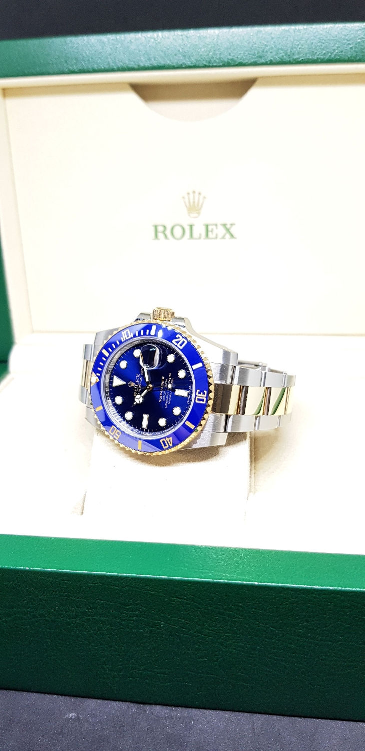 Rolex Sunburst Blue Ceramic Submariner REF: 116613LB