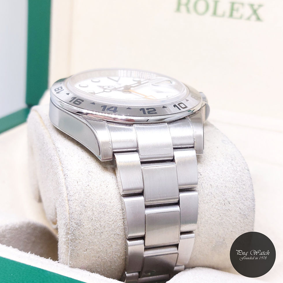 Thumbnail: Rolex 42mm Oyster Perpetual White Dial Explorer 2 REF: 216570 (2020)